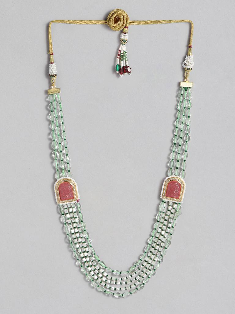 Highquality Mint Green Stones Mala : GPMalaGroom