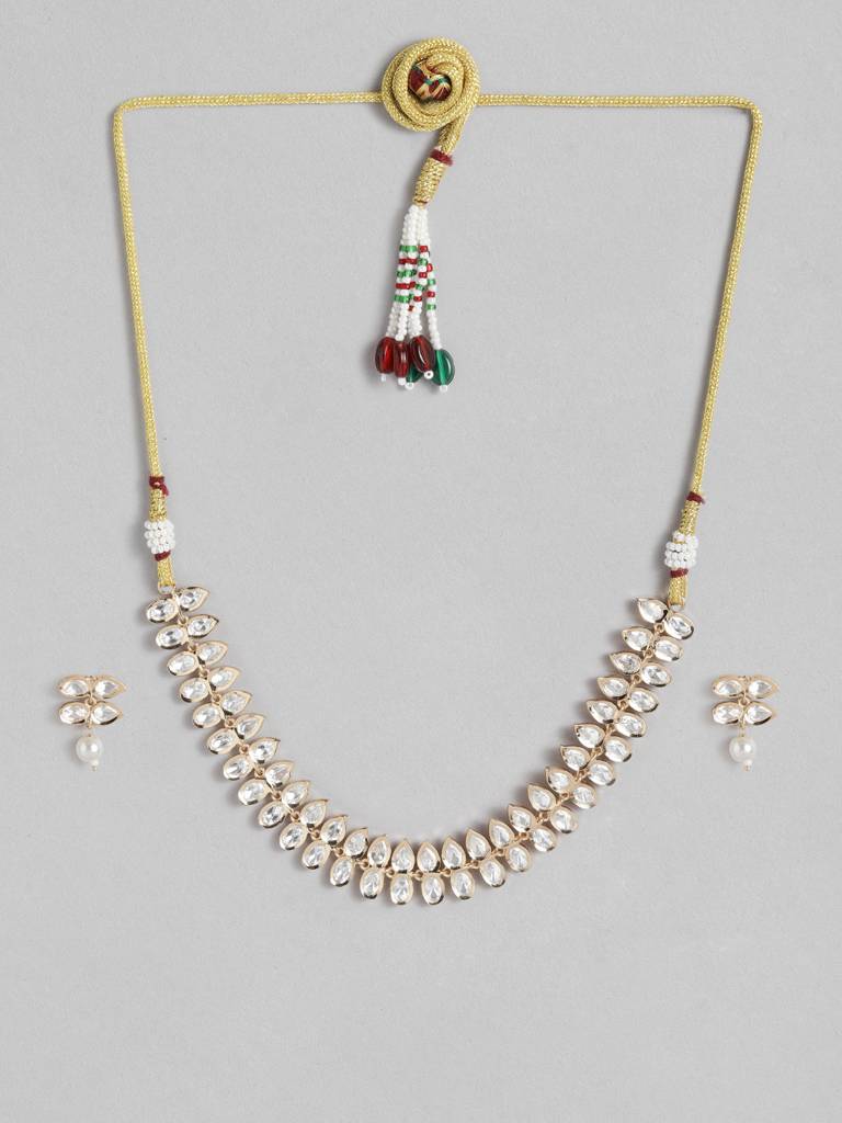 Sophisticated Gold Plated Antique Necklace : GPNCStream