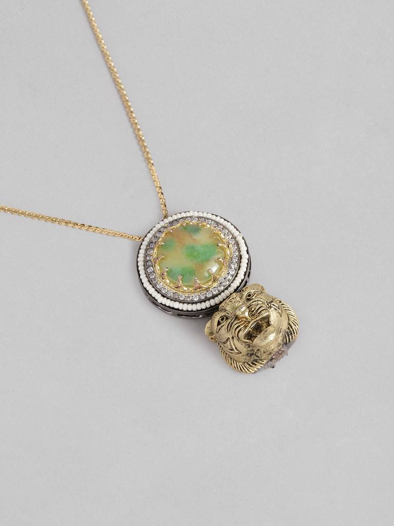 High Quality Vintage Sabyasachi Inspired Pendant Chain : GPPSSabyasachi