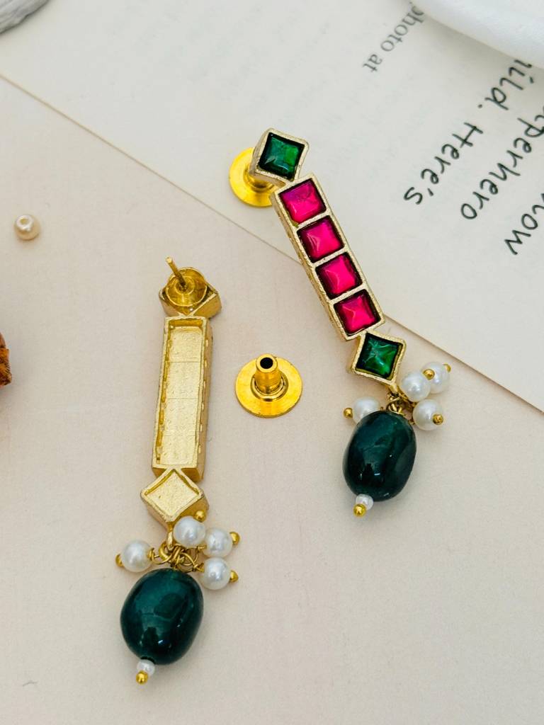Sophisticated Gold Plated Pachi Kundan Choker Necklace-Gpsjchokernoorr01 : GPSJChokerNoorR01