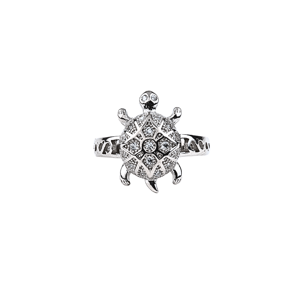 Tortise Tortem Cz Men'S Ring : GR112