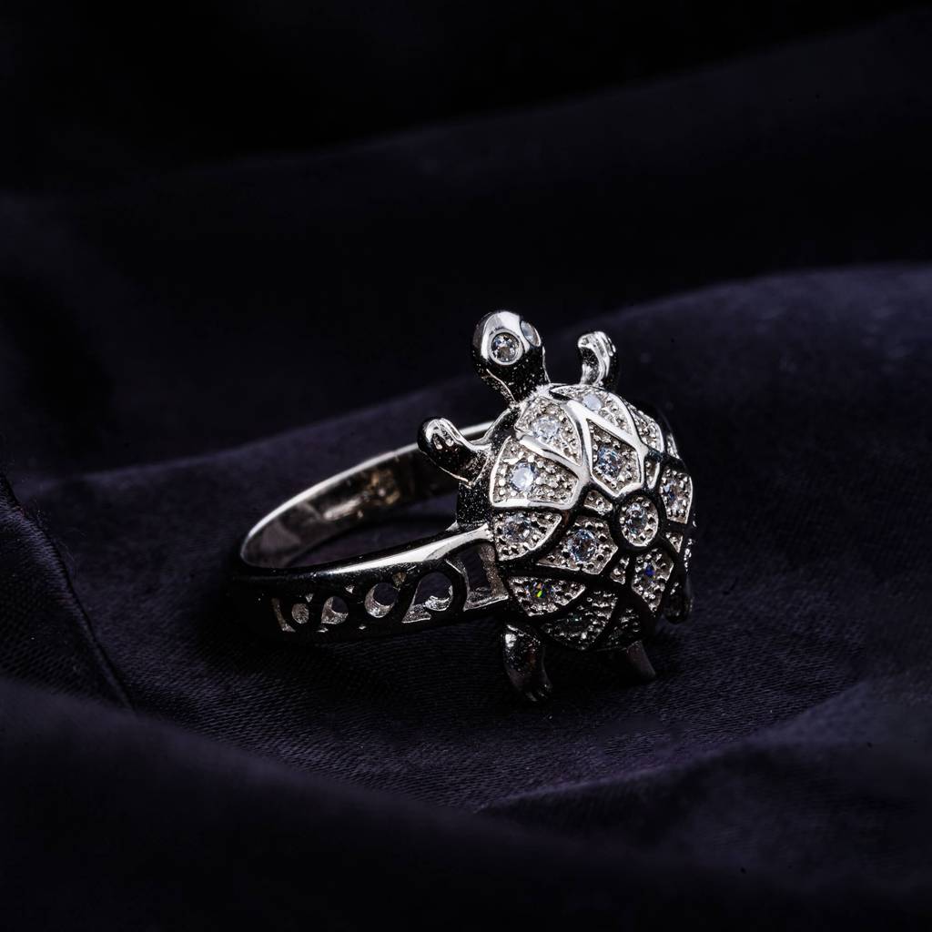 Tortise Tortem Cz Men'S Ring : GR112