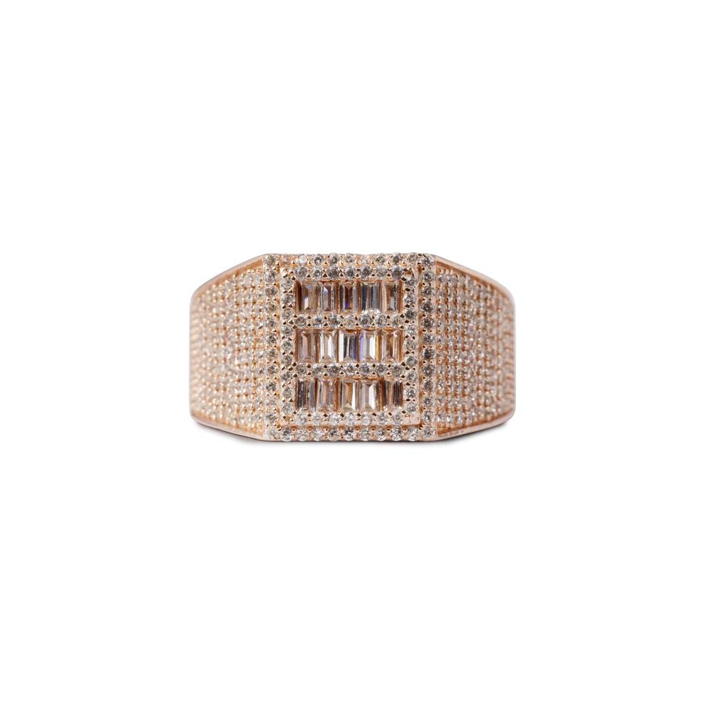 Gleaming Cz Band Men'S Ring : GR26