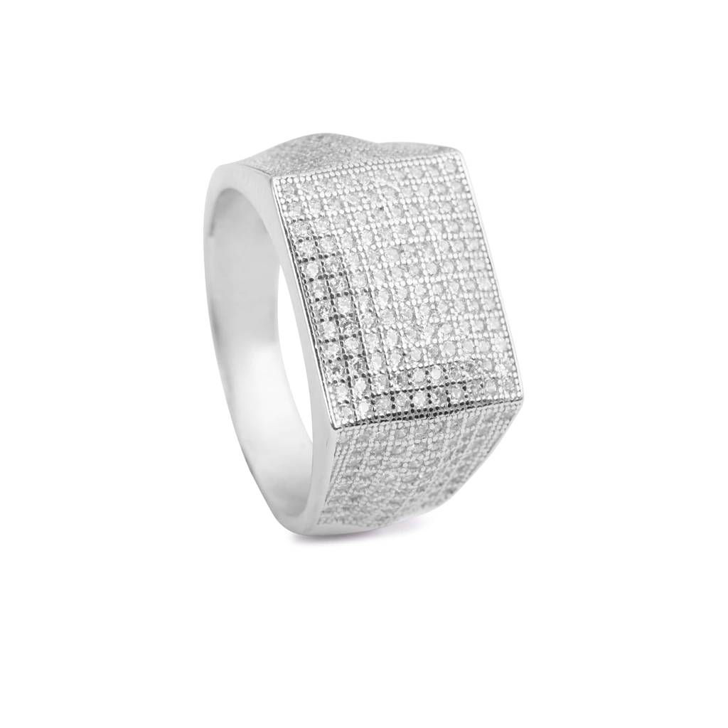 Icy Cz Showstopper Men'S Ring : GR51