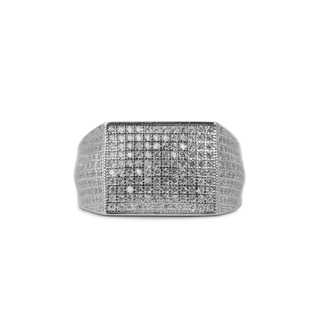 Icy Cz Showstopper Men'S Ring : GR51