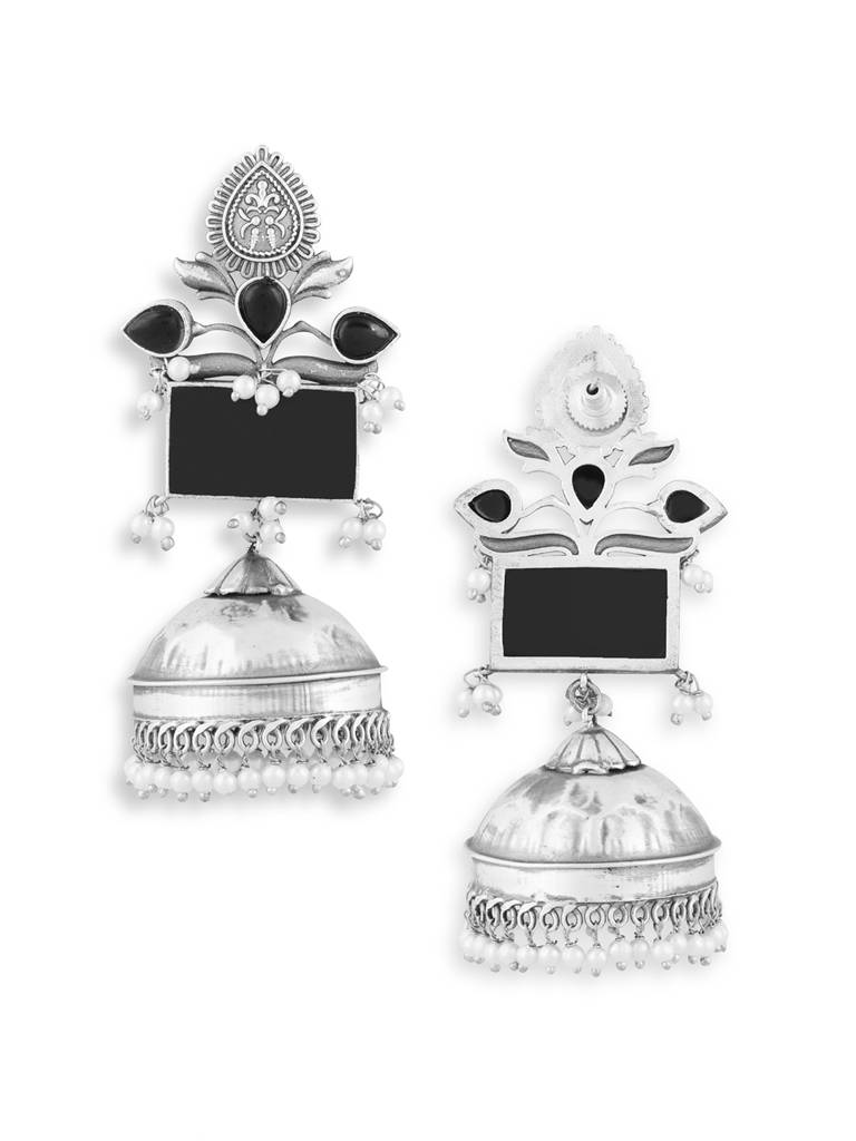 German Silver Plated High Quality Earrings : GSEarringAlia