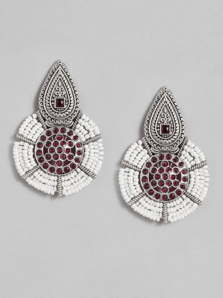 High Quality Glamorous German Silver Earrings : GSEarringKC101