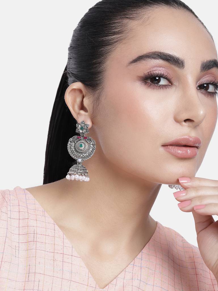 Best Seller High Quality German Silver Earrings : GSEarringKC104