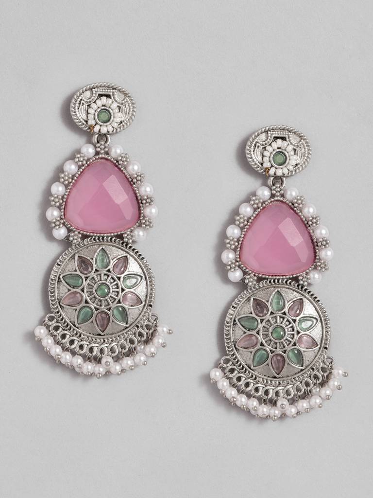 Glamor Enthralling German Silver Earrings : GSEarringKC114