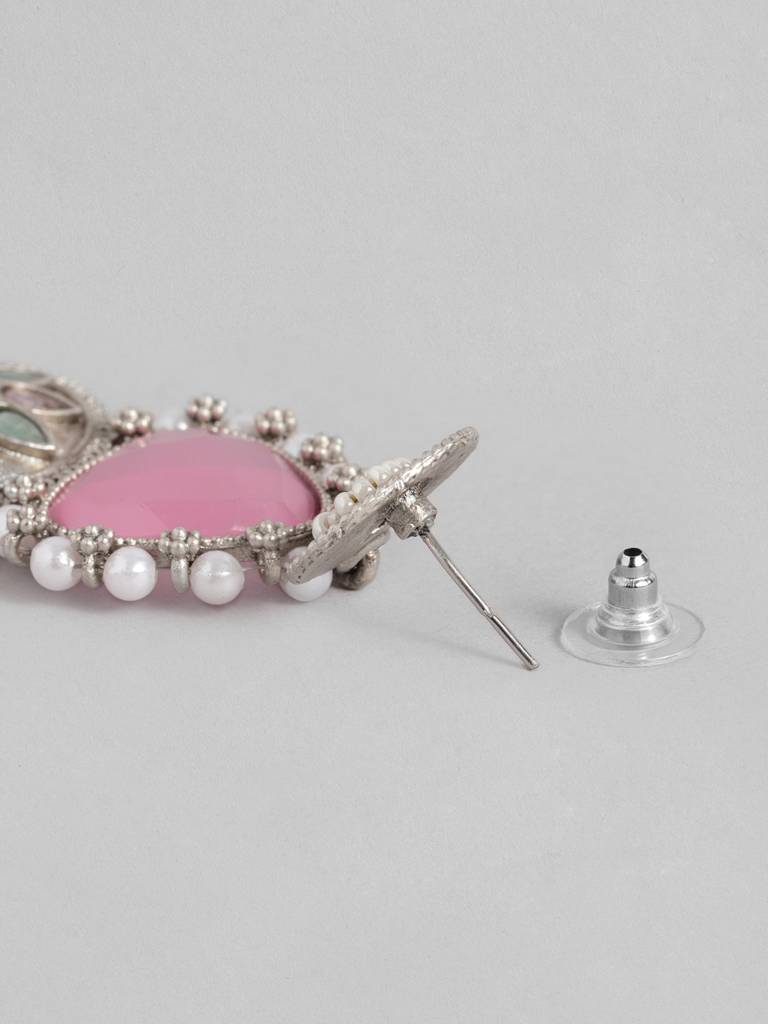 Glamor Enthralling German Silver Earrings : GSEarringKC114