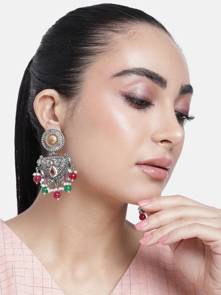 Attractive Dual Tone Designer Earring : GSEarringKC138