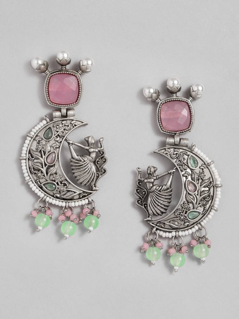Impressive German Silver Earrings : GSEarringKC142