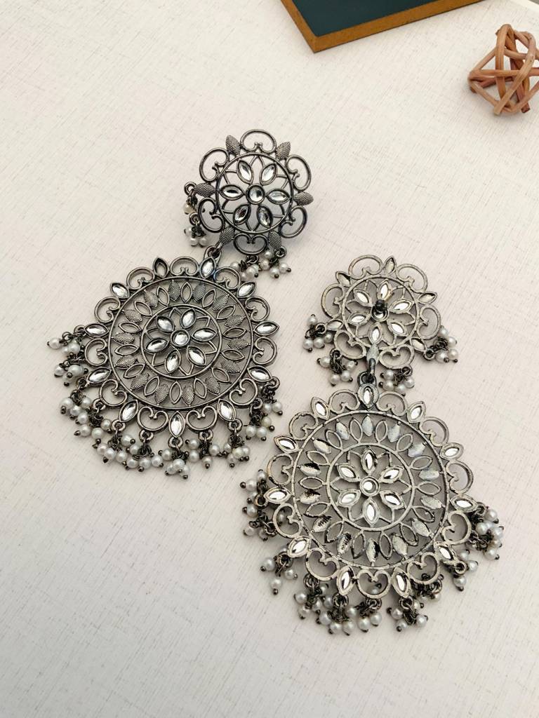 Weddings German Silver Earrings : GSEarringKC144
