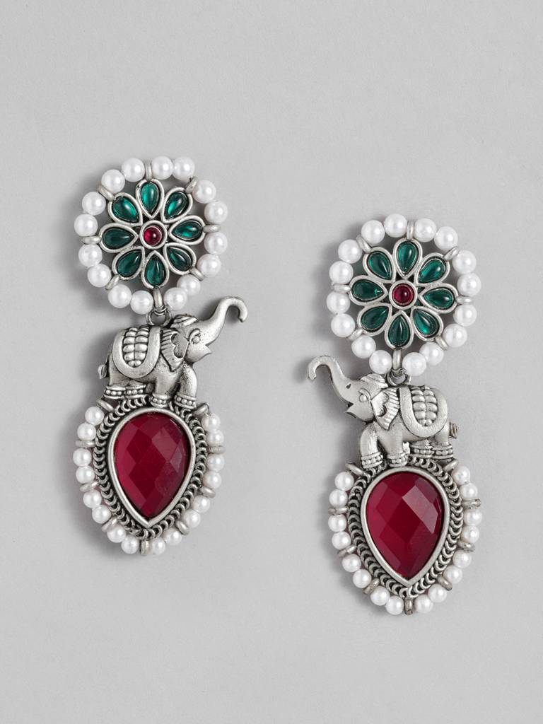 Highquality Ornamental German Silver Earring : GSEarringKC93