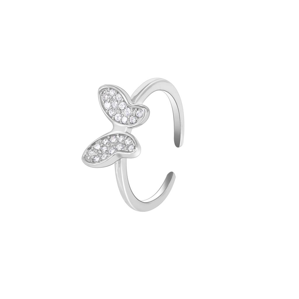 Butterfly Toe Ring In Silver Color : GTR174