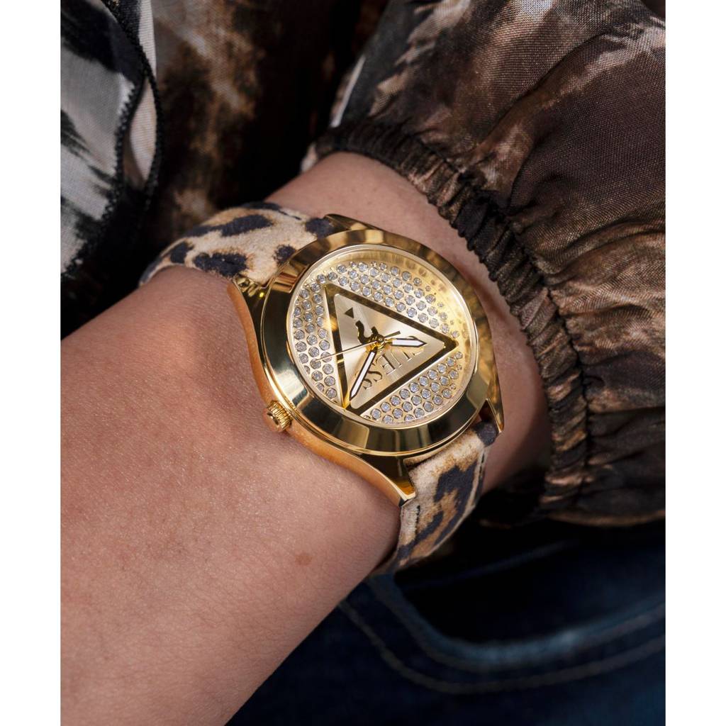 Glitz Plaque Watch For Women : GW0745L2