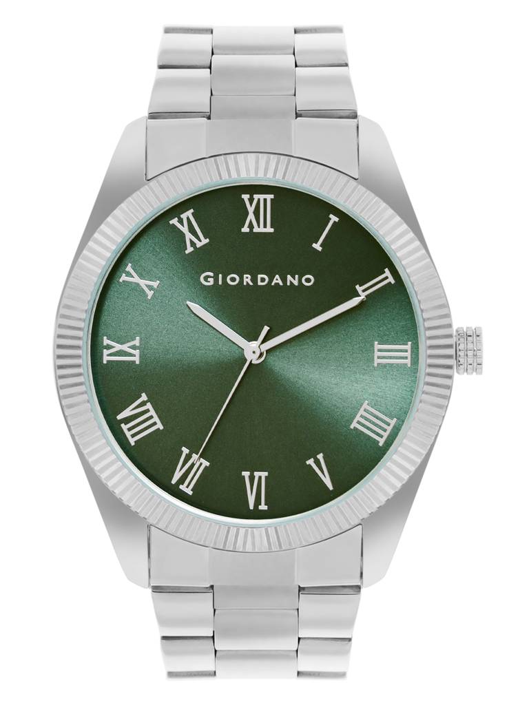 Giordano Classic Formal Analog Watch For Men With Stainless Steel Strap And Roman Numeric Indices -Gz-50112 : GZ-50112-11