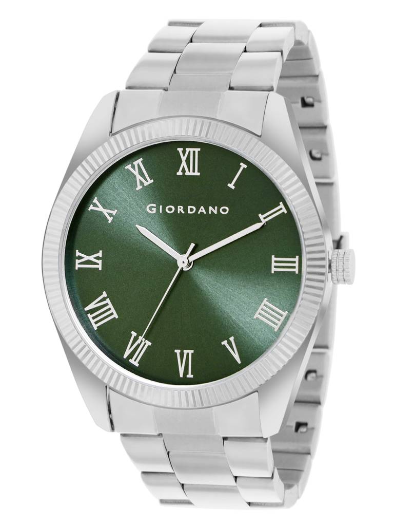 Giordano Classic Formal Analog Watch For Men With Stainless Steel Strap And Roman Numeric Indices -Gz-50112 : GZ-50112-11