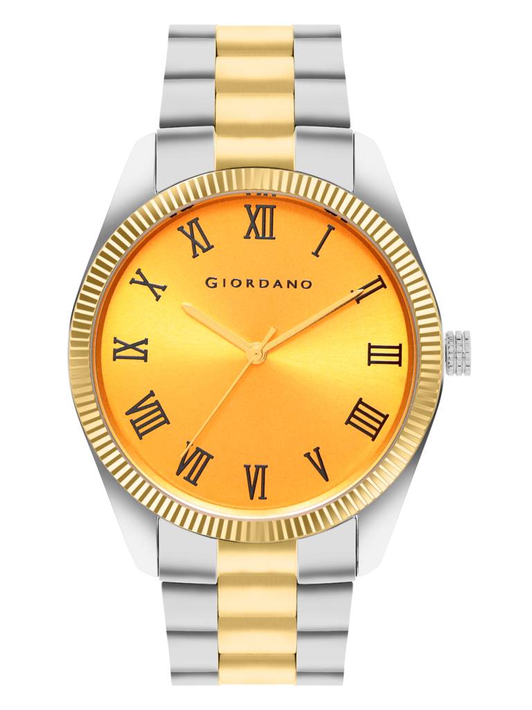 Giordano Classic Formal Analog Watch For Men With Stainless Steel Strap And Roman Numeric Indices -Gz-50112 : GZ-50112-11B