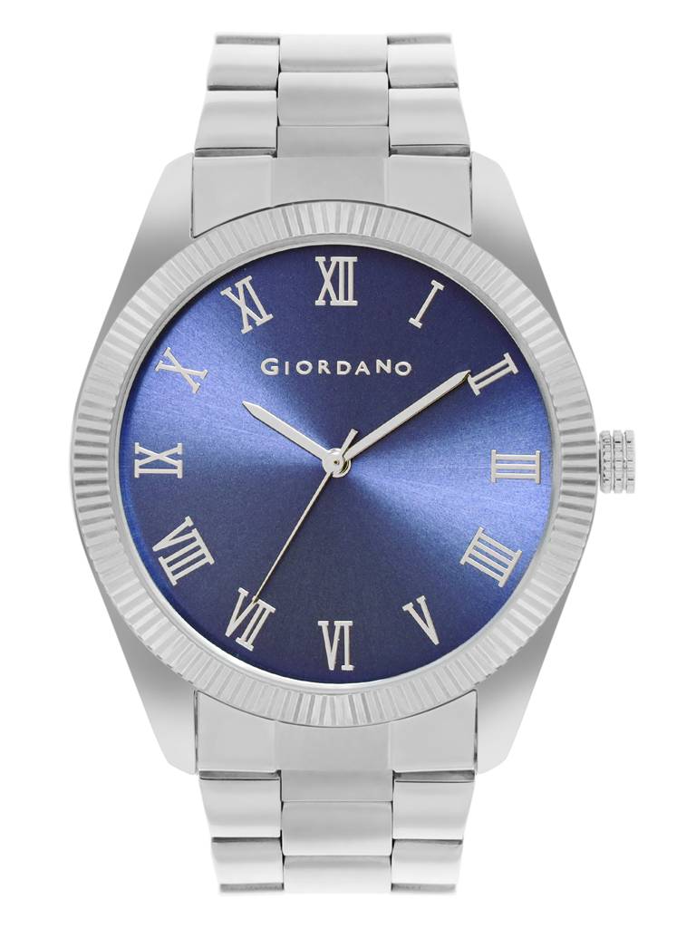 Giordano Classic Formal Analog Watch For Men With Stainless Steel Strap And Roman Numeric Indices -Gz-50112 : GZ-50112-22