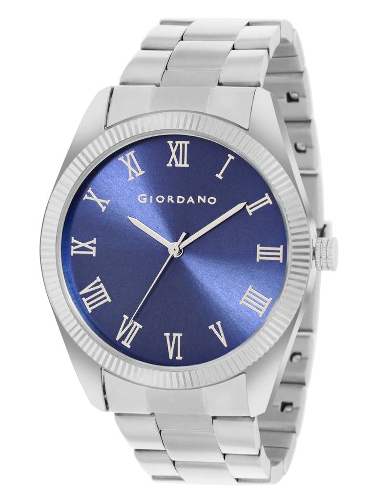 Giordano Classic Formal Analog Watch For Men With Stainless Steel Strap And Roman Numeric Indices -Gz-50112 : GZ-50112-22