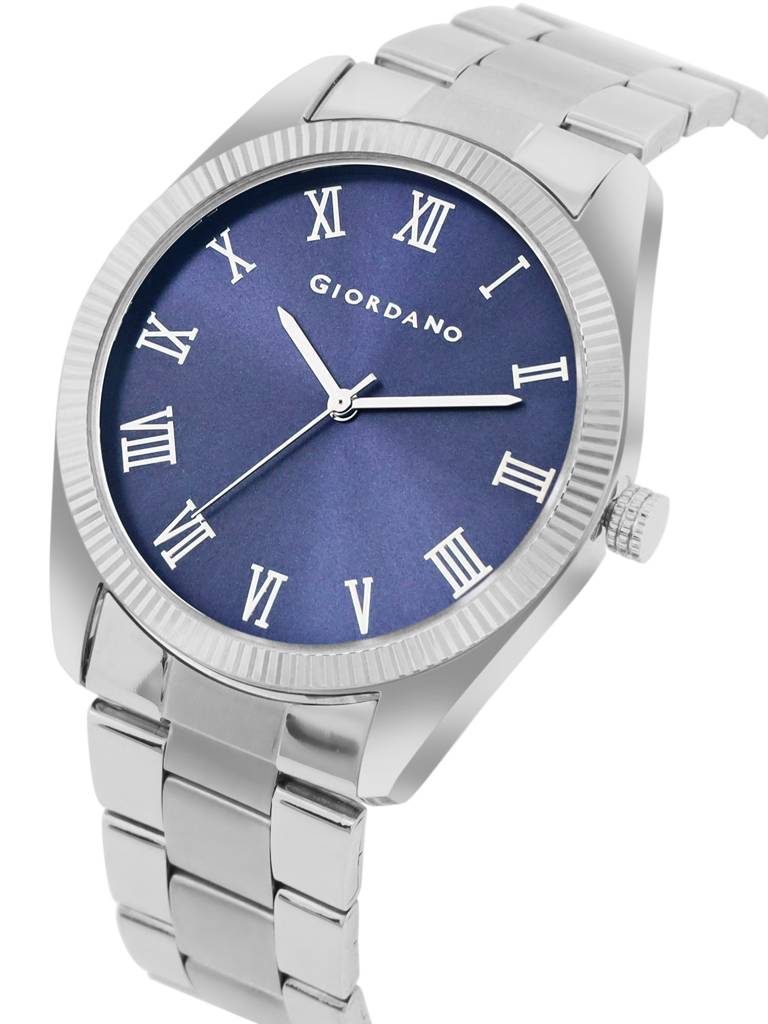 Giordano Classic Formal Analog Watch For Men With Stainless Steel Strap And Roman Numeric Indices -Gz-50112 : GZ-50112-22
