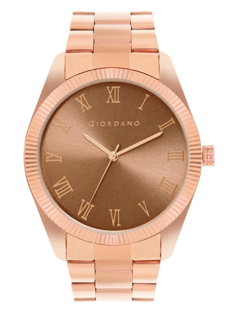 Giordano Classic Formal Analog Watch For Men With Stainless Steel Strap And Roman Numeric Indices -Gz-50112 : GZ-50112-44