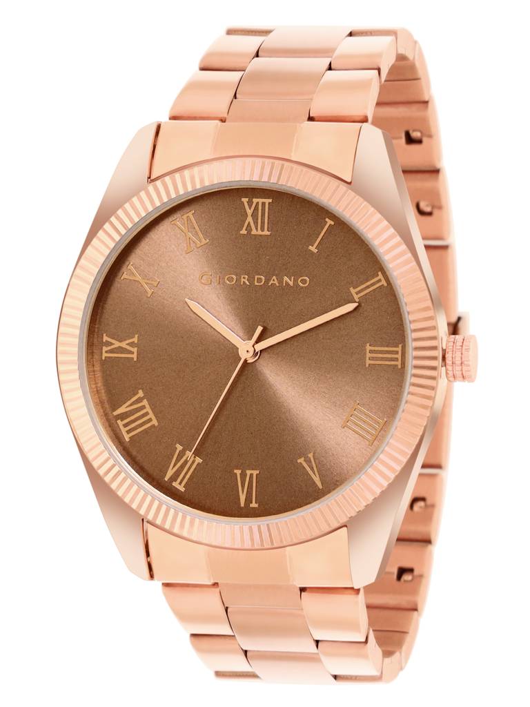 Giordano Classic Formal Analog Watch For Men With Stainless Steel Strap And Roman Numeric Indices -Gz-50112 : GZ-50112-44