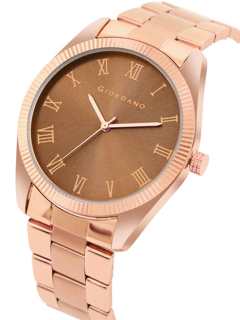 Giordano Classic Formal Analog Watch For Men With Stainless Steel Strap And Roman Numeric Indices -Gz-50112 : GZ-50112-44