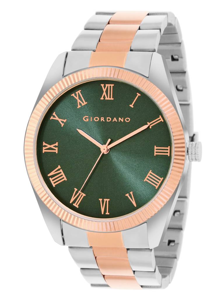 Giordano Classic Formal Analog Watch For Men With Stainless Steel Strap And Roman Numeric Indices -Gz-50112 : GZ-50112-55