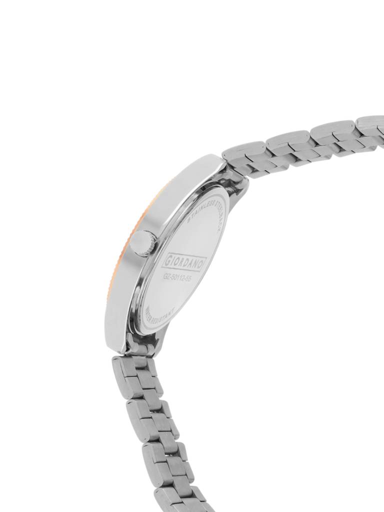 Giordano Classic Formal Analog Watch For Men With Stainless Steel Strap And Roman Numeric Indices -Gz-50112 : GZ-50112-55