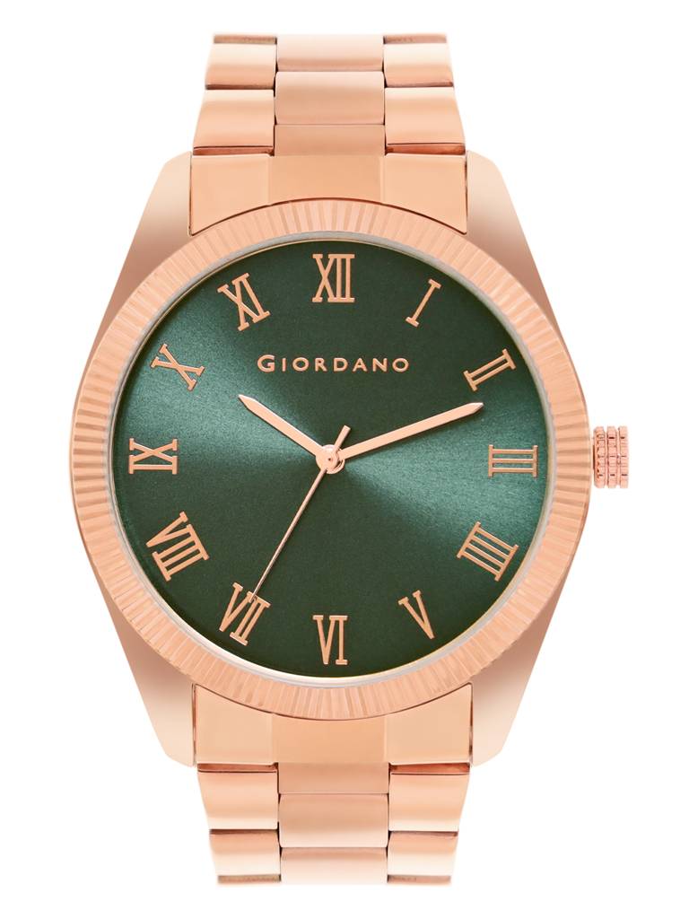 Giordano Classic Formal Analog Watch For Men With Stainless Steel Strap And Roman Numeric Indices -Gz-50112 : GZ-50112-66