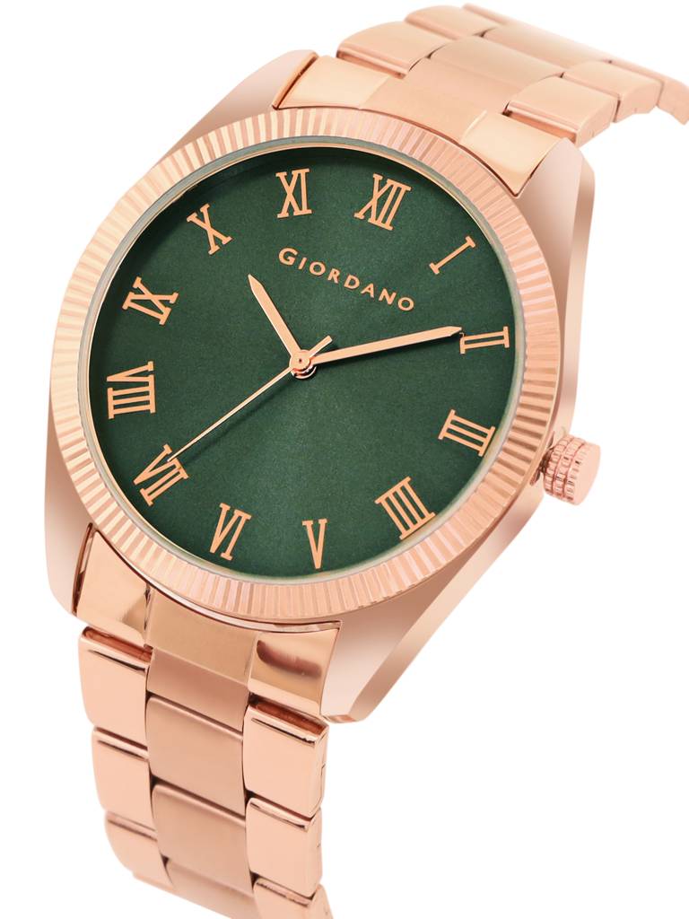 Giordano Classic Formal Analog Watch For Men With Stainless Steel Strap And Roman Numeric Indices -Gz-50112 : GZ-50112-66