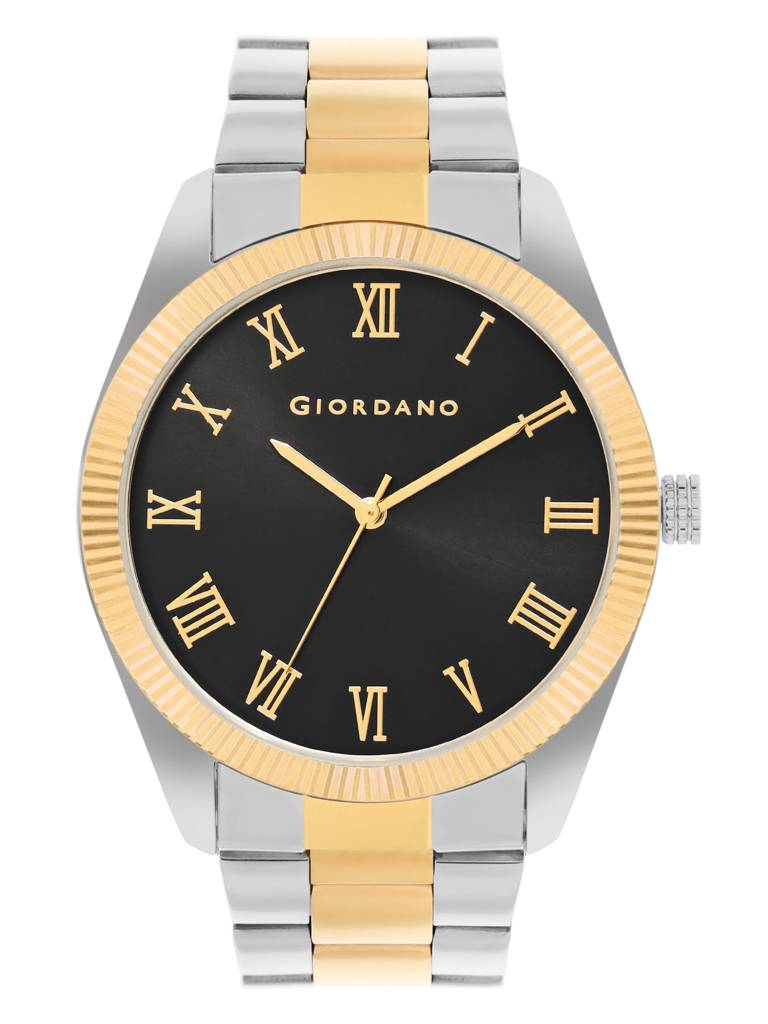 Giordano Classic Formal Analog Watch For Men With Stainless Steel Strap And Roman Numeric Indices -Gz-50112 : GZ-50112-77