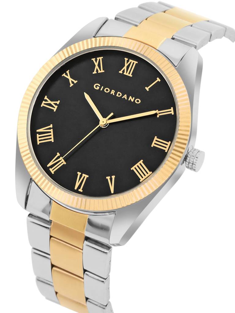 Giordano Classic Formal Analog Watch For Men With Stainless Steel Strap And Roman Numeric Indices -Gz-50112 : GZ-50112-77