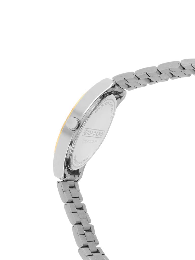 Giordano Classic Formal Analog Watch For Men With Stainless Steel Strap And Roman Numeric Indices -Gz-50112 : GZ-50112-77
