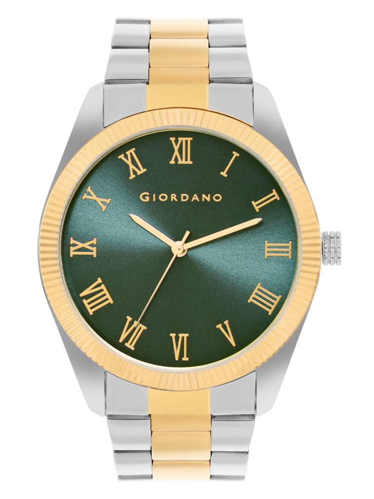 Giordano Classic Formal Analog Watch For Men With Stainless Steel Strap And Roman Numeric Indices -Gz-50112 : GZ-50112-88