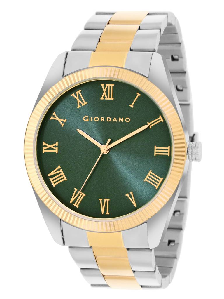 Giordano Classic Formal Analog Watch For Men With Stainless Steel Strap And Roman Numeric Indices -Gz-50112 : GZ-50112-88