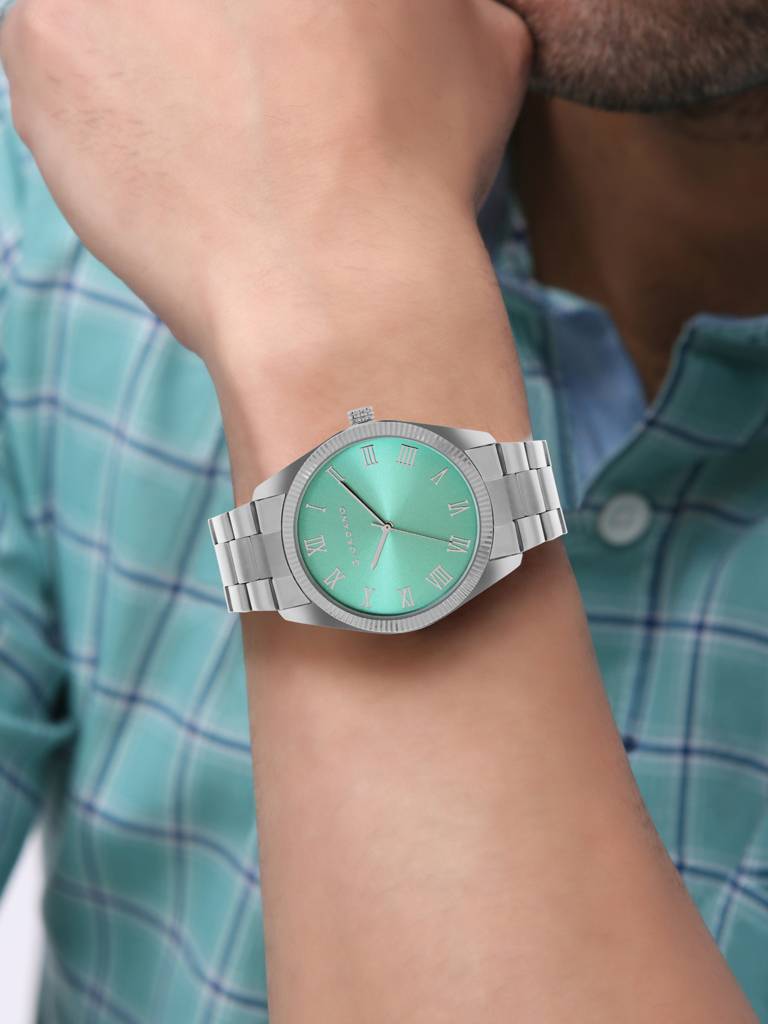Giordano Classic Formal Analog Watch For Men With Stainless Steel Strap And Roman Numeric Indices -Gz-50112 : GZ-50112-99