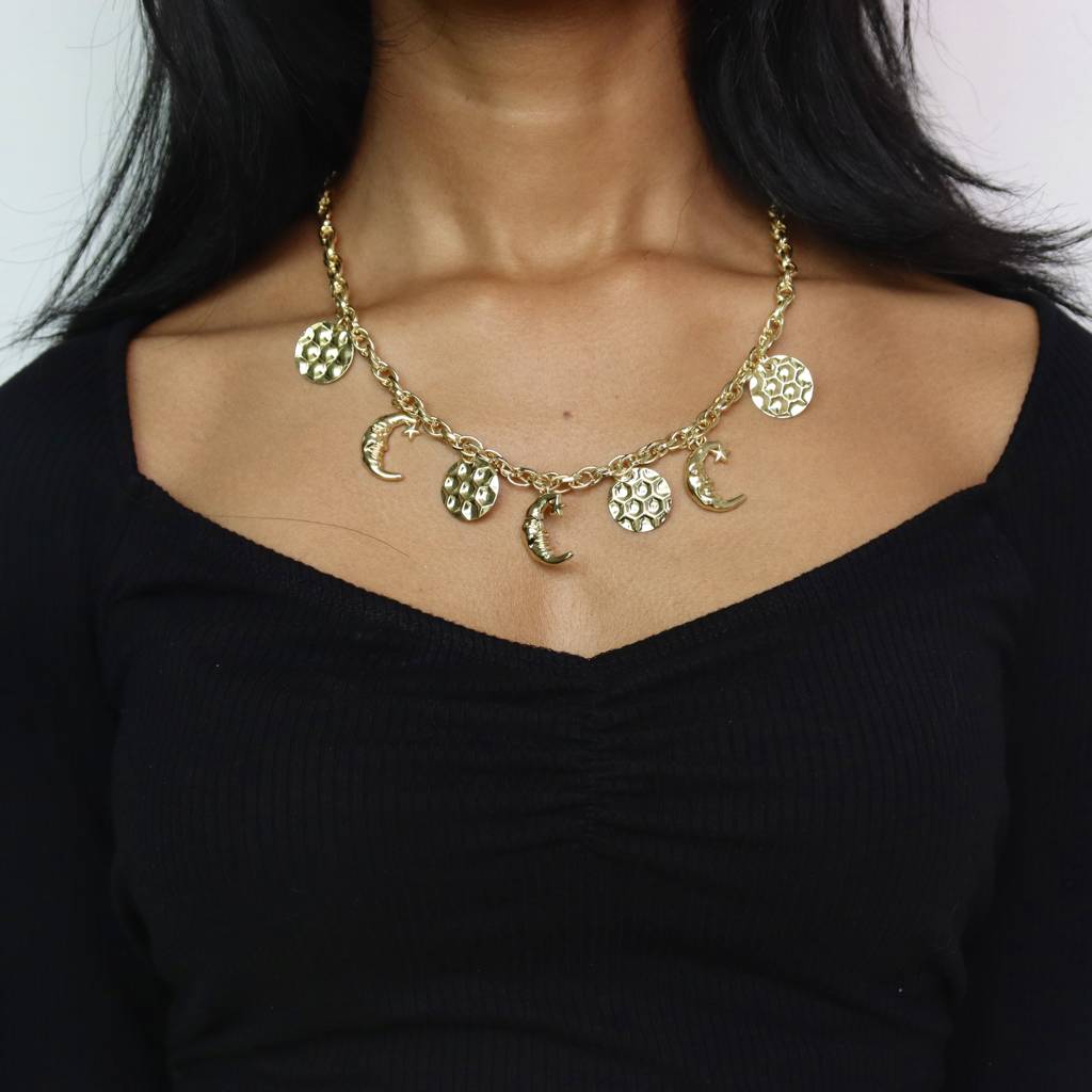 Galactic Tiered Link Necklace : NG254