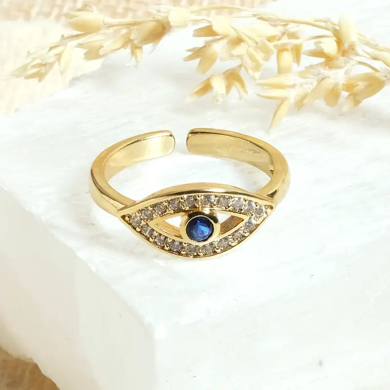 Glaring Evil Eye Ring