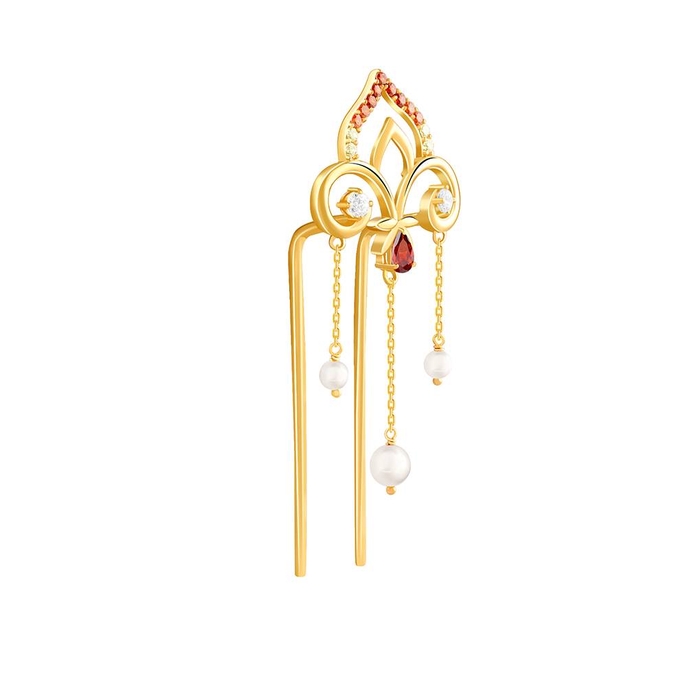 Golden Kali Hair Pin| Hairpin For Women & Girls : HA001