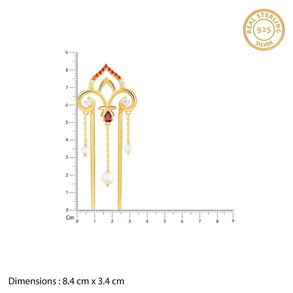 Golden Kali Hair Pin| Hairpin For Women & Girls : HA001