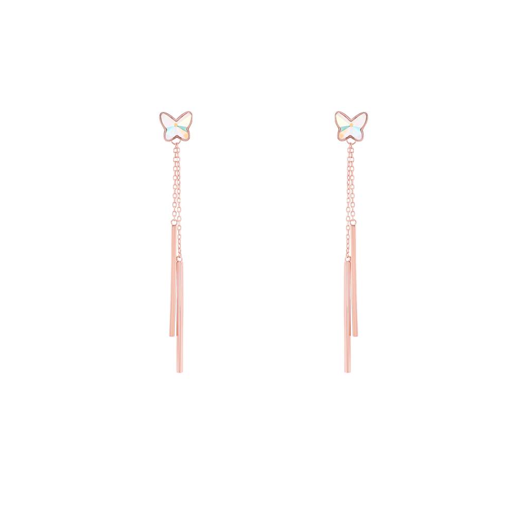 Butterfly Drop Earrings : HFER1250