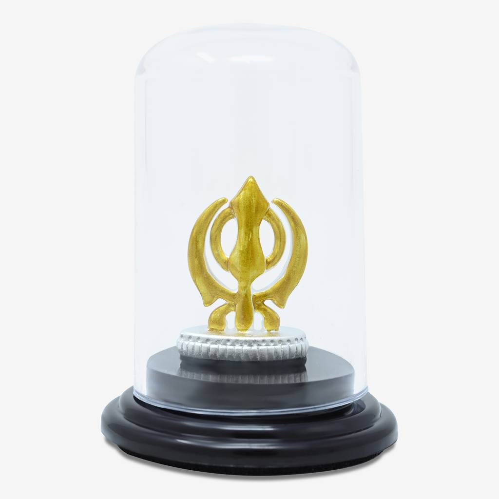 Touch925 999 Silver Sikh Khanda Elegance Idol : HI8