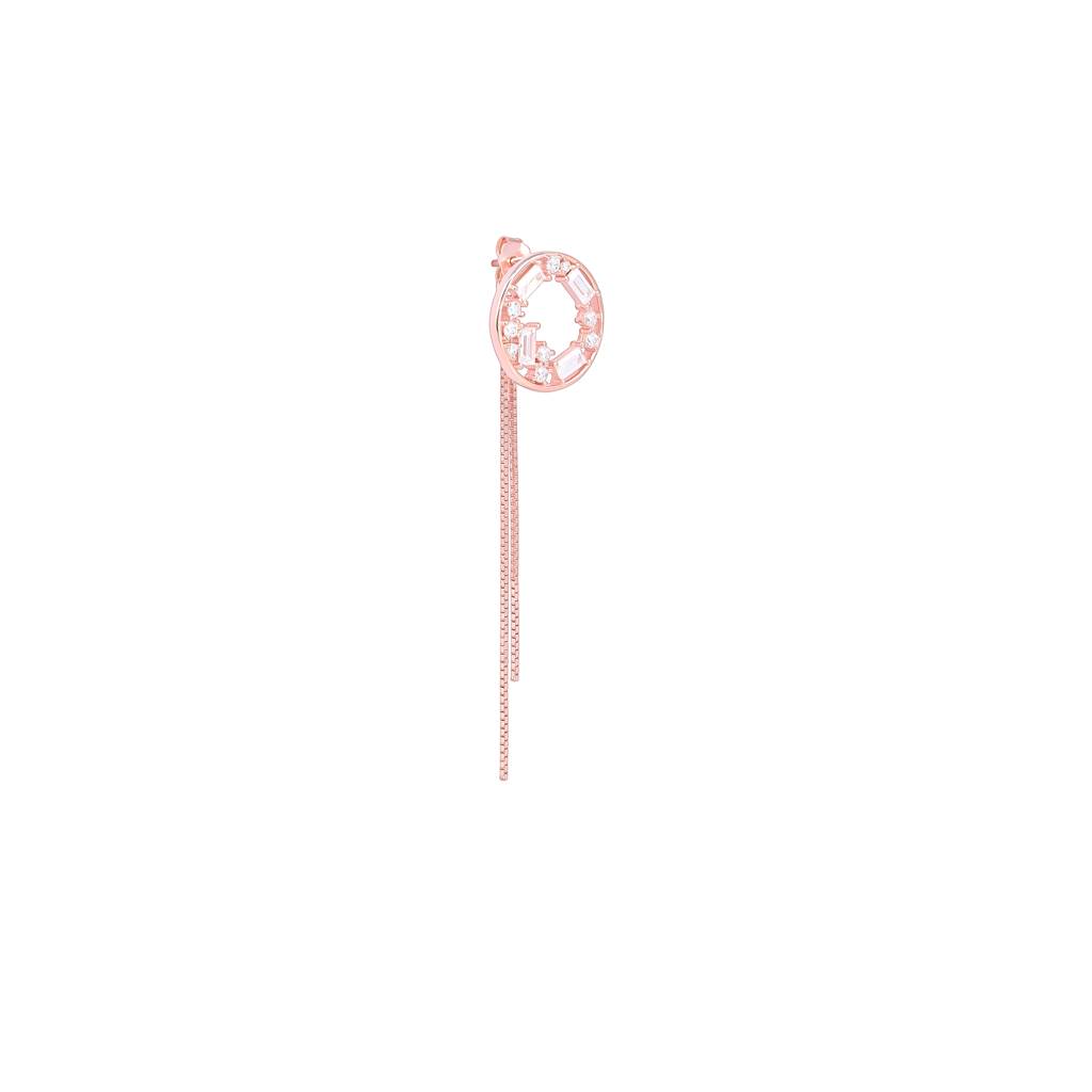 Bead Stone Threader Earrings : HJER1310