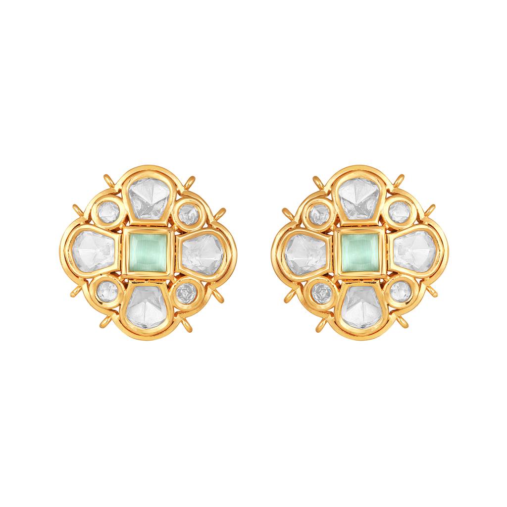 Micron Gold Polish Agate Pearl Jewellery Sets : HRNS-246