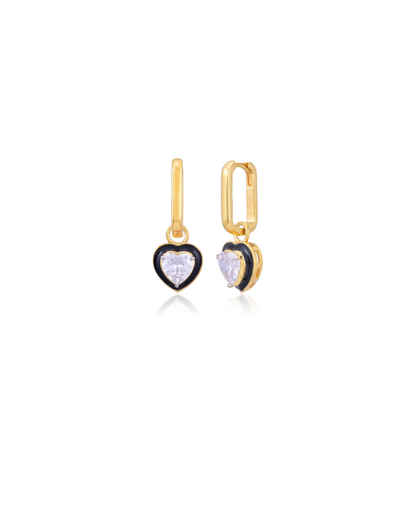 Heavenly Heart Drop Earrings : HRT-ER-06