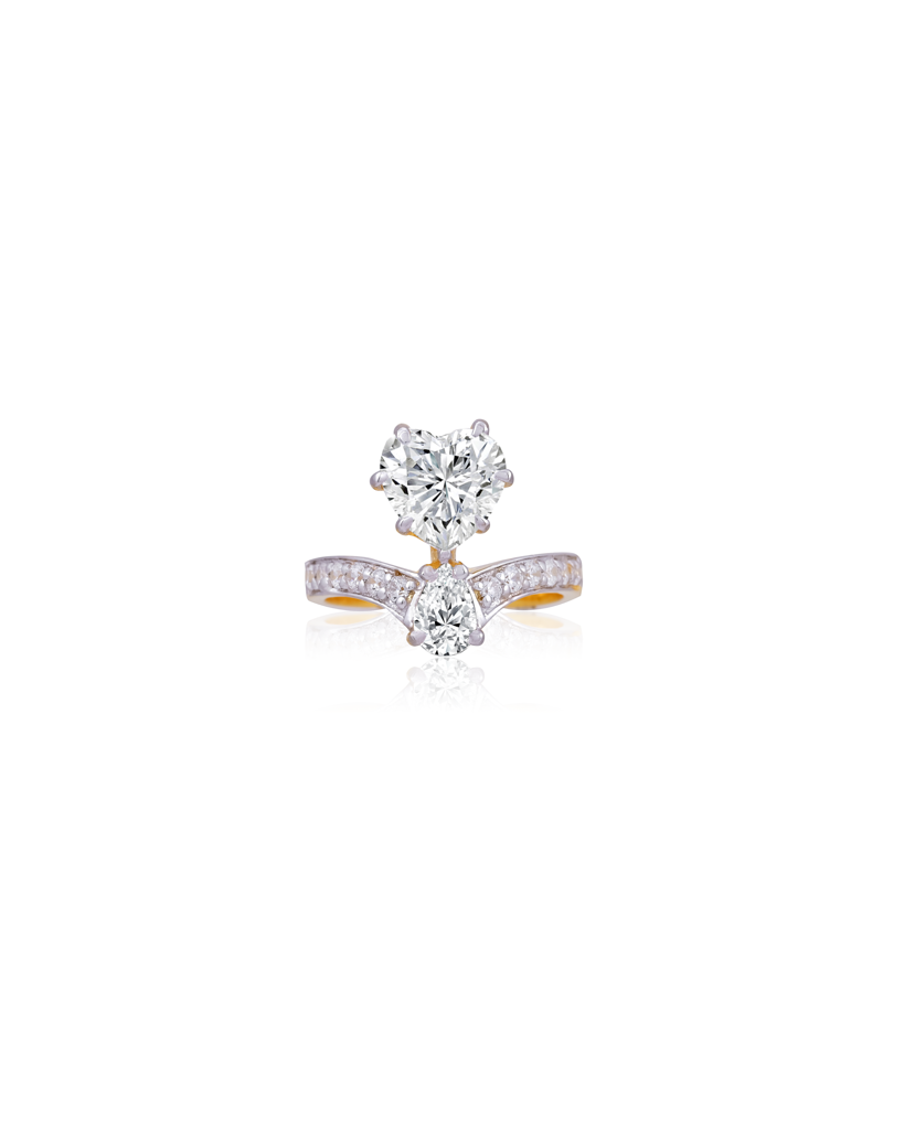 Crown Heart Ring : HRT-RG-02
