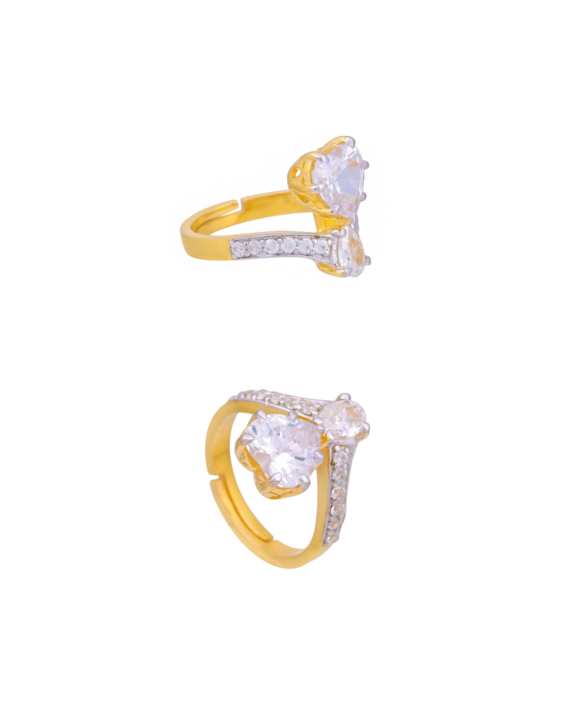 Crown Heart Ring : HRT-RG-02